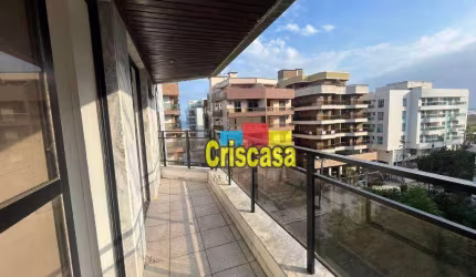Cobertura com 2 dormitórios para alugar, 100 m² por R$ 3.884,00/mês - Algodoal - Cabo Frio/RJ