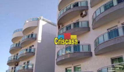 Apartamento com 2 dormitórios para alugar, 90 m² por R$ 3.728,00/mês - Passagem - Cabo Frio/RJ