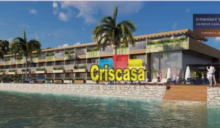 Apartamento com 1 dormitório à venda, 35 m² por R$ 385.000,00 - Praia do Forte - Cabo Frio/RJ