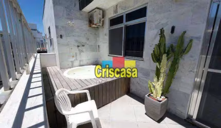 Cobertura com 3 dormitórios à venda, 124 m² por R$ 820.000,00 - Algodoal - Cabo Frio/RJ
