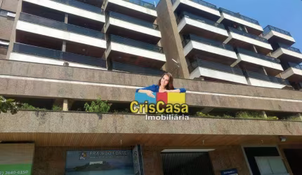 Cobertura com 3 dormitórios para alugar, 162 m² por R$ 4.480,31/mês - Centro - Cabo Frio/RJ
