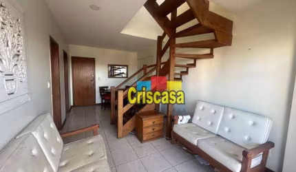 Cobertura com 3 dormitórios, 130 m² - venda por R$ 580.000,00 ou aluguel por R$ 4.000,00/mês - Vila Nova - Cabo Frio/RJ