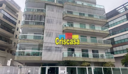 Cobertura com 3 dormitórios para alugar, 223 m² por R$ 5.787,00/mês - Passagem - Cabo Frio/RJ