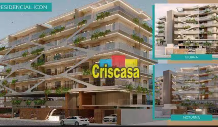 Apartamento com 1 dormitório à venda, 55 m² por R$ 473.670,00 - Passagem - Cabo Frio/RJ