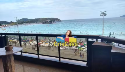 Apartamento, 160 m² - venda por R$ 3.500.000,00 ou aluguel por R$ 12.950,00/mês - Centro - Cabo Frio/RJ