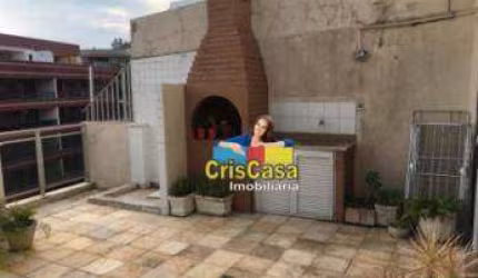 Cobertura com 3 dormitórios à venda, 149 m² por R$ 950.000 - Passagem - Cabo Frio/RJ