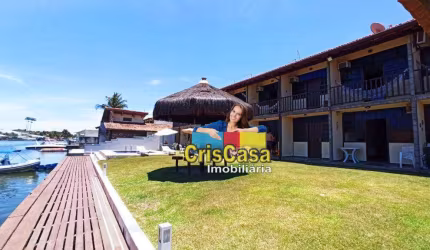 Canal navegável: Casa dos sonhos com 3 quartos na Ogiva/Cabo Frio