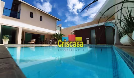 Casa com 6 dormitórios à venda, 350 m² por R$ 3.500.000,00 - Novo Portinho - Cabo Frio/RJ