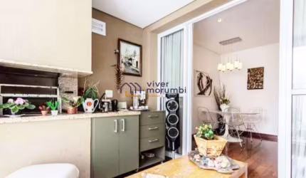 Imóvel Mobiliado com Varanda Gourmet e duas vagas !