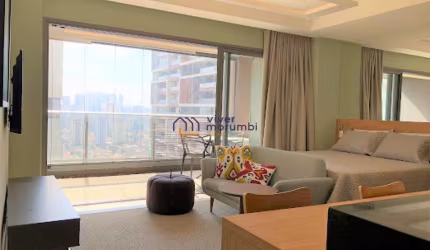 Apartamento mobiliado 43,3²2 a venda no Brooklin