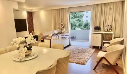 Excelente apartamento 124m², 3 dormitórios sendo 1 suíte, reformado na Vila Andrade.