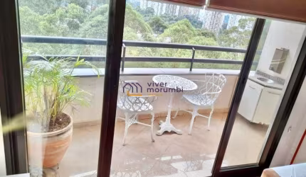 Excelente apartamento semi MOBILIADO no Panamby, 3 suítes, 3 vagas, em endereço que todos procuram.