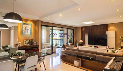Apartamento alto padrão, 146 m², duas suítes e escritório.