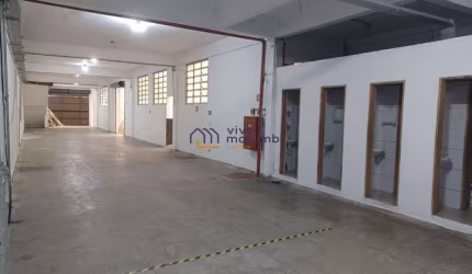 Galpão Jabaguara entrada pra carretas de grande porte com doca.