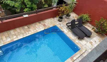 Sobrado no Panamby Amplo Reformado Repleto de Armários Quintal  com piscina e jardim