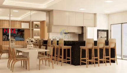 Casa Térrea em construção em alto padrão no Bairro: JARDIM SHANGRI-LA 114 m² 01 Suíte R$ 750.000,00 codigo: 45649