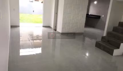 Open house vende  - Linda casa , 3 quartos, sendo 1 suite, toda em porcelanato polido.