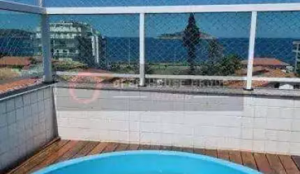 OPEN HOUSE vende cobertura linear,com 2 suítes,vista para o mar,no Cond Residencial  Piratininga