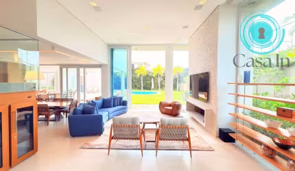 Casa mobiliada com 4 suites à venda, 520 m² por R$ 5.800.000 - Condomínio Campo de Toscana - Vinhedo/SP