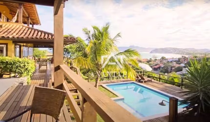 Casa em Búzios com 4 quartos  - Geribá - Armação dos Búzios/RJ