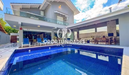 Casa de Alto Padrão à Venda em Riviera de São Lourenço - 6 Suítes, Piscina e 470m².