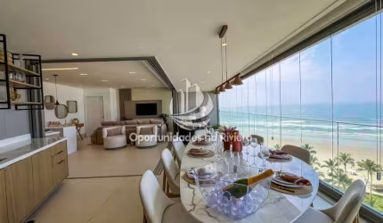 Apartamento à venda, Pé na areia Frontal, 4 suítes, em Riviera de São Lourenço, Bertioga - SP