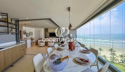Apartamento à venda, Pé na areia Frontal, 4 suítes, em Riviera de São Lourenço, Bertioga - SP