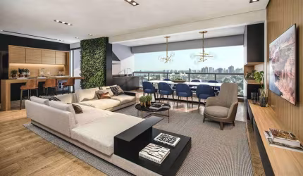 Apartamento 3 suítes 2 vagas no Brooklin em Construção.