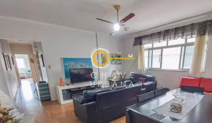 Apartamento com 3 dormitórios à venda, 136 m² por R$ 690.000,00 - José Menino - Santos/SP
