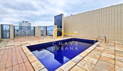 Cobertura com 2 dormitórios à venda, 235 m² por R$ 2.980.000,00 - Pompéia - Santos/SP