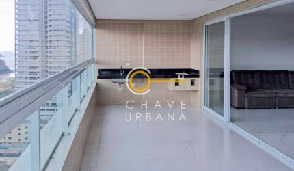 Apartamento com 3 dormitórios à venda, 147 m² por R$ 1.750.000,00 - Canto do Forte - Praia Grande/SP