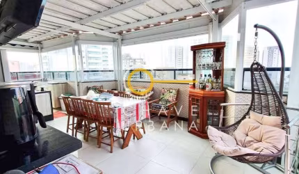 Cobertura com 3 dormitórios à venda, 115 m² por R$ 650.000 - Vila Caiçara - Praia Grande/SP