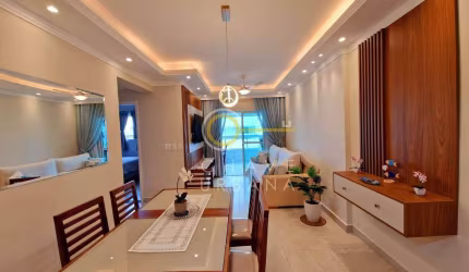 Apartamento com 2 dormitórios, 77 m² - venda por R$ 750.000,00 ou aluguel por R$ 5.790,00/mês - Aviação - Praia Grande/SP