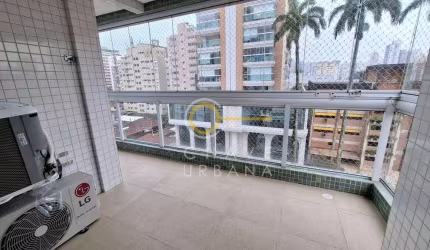 Apartamento com 2 dormitórios para alugar, 99 m² por R$ 5.200,02/mês - Boqueirão - Santos/SP