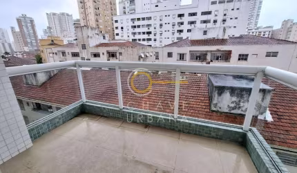 Apartamento com 2 dormitórios para alugar, 81 m² por R$ 4.700,02/mês - Boqueirão - Santos/SP