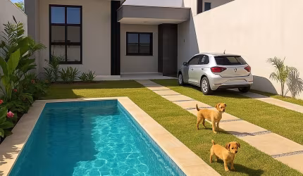 Eusébio casa plana nova