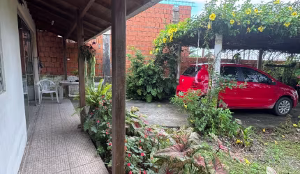 Casa 02 dormitórios na Praia da Passagem do Maciambu Palhoça SC com enorme terreno