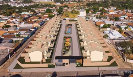 Casa em condomínio fechado com 3 quartos à venda na Rua X 18, 1468, Sítios Santa Luzia, Aparecida de Goiânia, 116 m2 por R$ 637.500