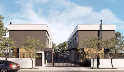 Casa em condomínio fechado com 3 quartos à venda na Abílio Roldão Garcia, 49, Nova Palhoça, Palhoça, 99 m2 por R$ 598.370