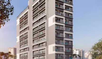Apartamento com 1 quarto à venda na Rua Itapiru, 154, Mirandópolis, São Paulo, 24 m2 por R$ 342.400