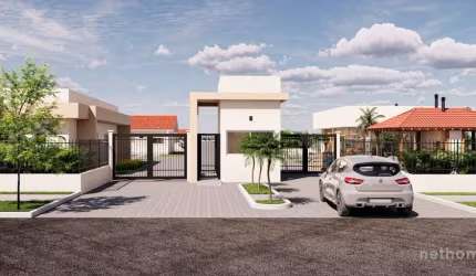 Casa em condomínio fechado com 3 quartos à venda na Estrada Costa Gama, 5850, Restinga, Porto Alegre, 65 m2 por R$ 385.300