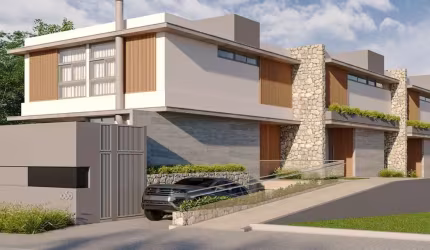 Casa em condomínio fechado com 3 quartos à venda na Rua Ângelo Domingos Durigan, 1060, Cascatinha, Curitiba, 277 m2 por R$ 2.490.000