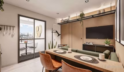 Apartamento com 2 quartos à venda na Rua Alba, 1877, Vila Mascote, São Paulo, 42 m2 por R$ 412.056