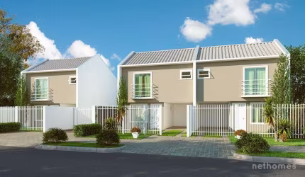 Casa em condomínio fechado com 3 quartos à venda na Rua Beppe Gusso, 292, Santa Cândida, Curitiba, 100 m2 por R$ 495.000