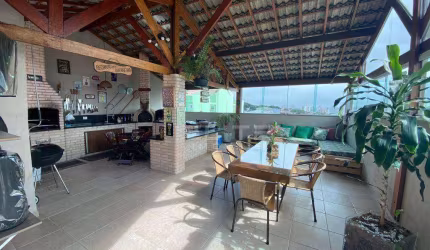 Cobertura com 3 dormitórios para alugar, 70 m² por R$ 4.216,18/mês - Vila Alzira - Santo André/SP