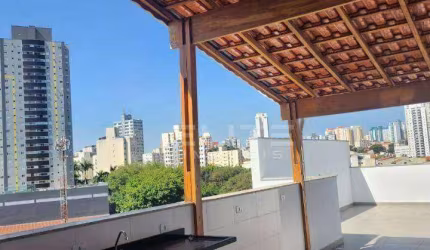 Cobertura com 3 dormitórios à venda, 136 m² por R$ 695.000,00 - Vila Valparaíso - Santo André/SP