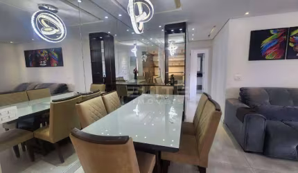 Apartamento com 2 dormitórios para alugar, 91 m² por R$ 5.760,51/mês - Jardim - Santo André/SP