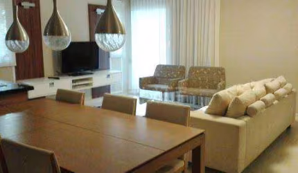 Apartamento com 1 dormitório para alugar, 70 m² por R$ 4.443,29/mês - Jardim - Santo André/SP