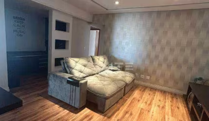 Apartamento com 2 dormitórios para alugar, 126 m² por R$ 7.210,58/mês - Vila Gilda - Santo André/SP
