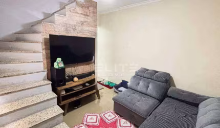 Sobrado com 2 dormitórios à venda, 90 m² por R$ 350.000,00 - Vila Humaitá - Santo André/SP